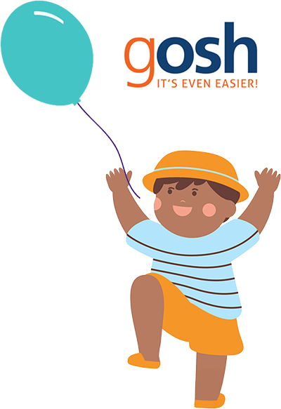 Boy balloon logo